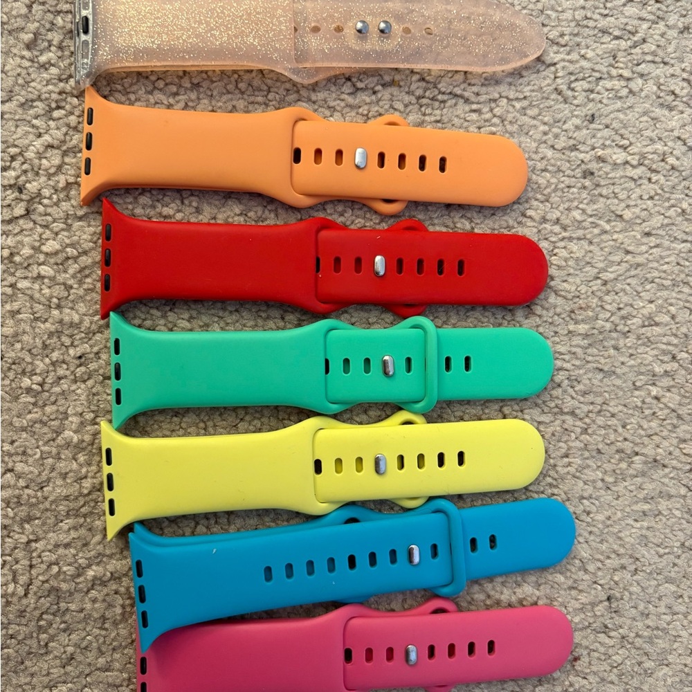 NWOT Apple watch bands (7pc)